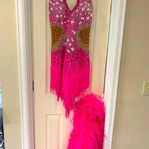 Latin or rhythm competition/performance gown